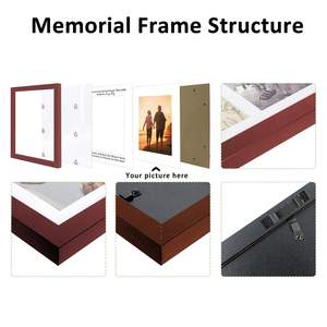 Cornice in Legno per Ricordo e Commemorazione, Espositore per Foto e Oggetti Preziosi, Decorazione per la Casa - Product Image 4