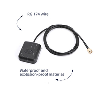 Antenne GNSS pleine bande HONGXIN, GPS/BeiDou/GLONASS/Galileo, câble personnalisé SMA/FAKRA et 1-3M, directement de l'usine