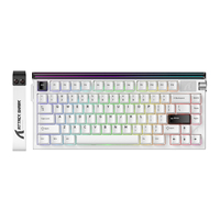 Clavier mécanique filaire Attack Shark R85 HE pour jeux, interrupteurs magnétiques, 0.005RT, taux de polling 8K, clavier RGB