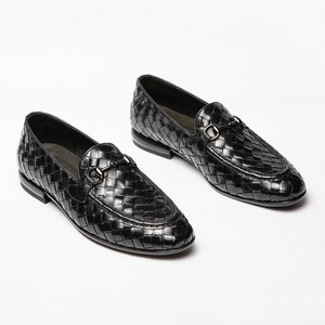 Chaussures habillées rétro pour hommes, en cuir véritable, mocassins décontractés, faciles à porter, grandes tailles, nouveaux styles, bout rond - Product Image 1