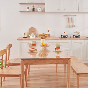 Protector de cubierta de mesa <span class=keywords><strong>transparente</strong></span> barato <span class=keywords><strong>mantel</strong></span> de PVC <span class=keywords><strong>transparente</strong></span> de <span class=keywords><strong>cristal</strong></span> suave - Product Image 3