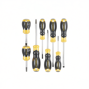 Jeu de tournevis Stanley 8 pièces avec poignée ergonomique et embout magnétique - Product Image 2