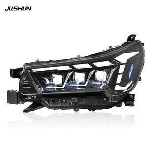 Jushun Headlight Assembly For 2021-2024 Toyota Hilux Three Lens Led <b>Daytime</b> <b>Running</b> <b>Light</b> Flowing Effect - Product Image 2