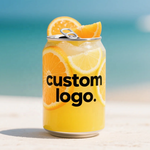 BSBH 缶型ロゴ入りカスタムプラスチックカップ ペット飲料缶 透明プラスチックペットソーダ缶 アルミ蓋付き - Product Image 6