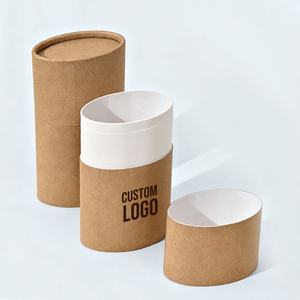 Biodegradable Custom Logo Cardboard Oval Lip Balm Sunscreen Stick Container <strong>Packaging</strong> Push up Natural <strong>Deodorant</strong> Kraft Paper Tube - Product Image 1