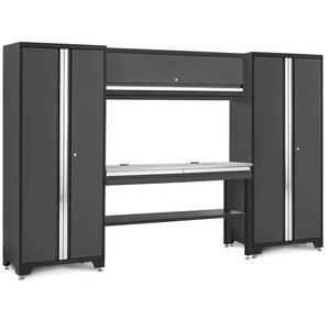 KAODEE JZD OBM Black Combination Large Steel Workshop Tool <b>Cabinet</b> Removable Workbench for <b>Garage</b> Wood Aluminium Trolley <b>Garage</b> - Product Image 2