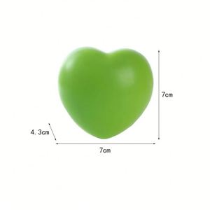 Jouet de décompression en mousse PU avec logo personnalisé, balle colorée en forme de cœur, éponge solide en polyuréthane en forme de pêche pour l'aide à la donatation de sang - Product Image 2