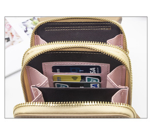 Lady's Fashion PU Mini <strong>Shoulder</strong> <strong>Bag</strong> Factory Direct New <strong>Mobile</strong> Wallet Korean Small <strong>Phone</strong> Carrier - Product Image 5