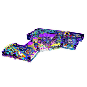 Parcours d'aventure en corde personnalisé pour centre d'amusement commercial, labyrinthe intérieur en filet pour enfants, aire de jeux intérieure pour enfants - Product Image 4