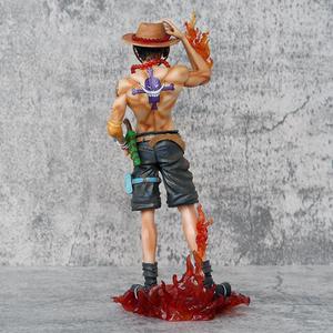 Pirate King Series fait à la main BT Statue modèle PVC Ace flamme support <span class=keywords><strong>Anime</strong></span> poupée décoration cadeaux pour garçons inspiré Animation japonaise - Product Image 3