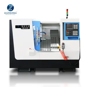 cnc seal making turret cnc lathe machine for seal CK46D-8 cnc lathe slant bed with live milling lathe