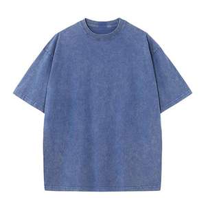 Hip Hop Thời Trang Phố T Áo Sơ Mi Phi Hành Đoàn Cổ Tùy Chỉnh 100% Cotton Axit Rửa Thời Trang Phố Đồ Họa T Áo Sơ Mi Cổ Điển Quá Khổ Người Đàn Ông Của T-Shirts - Product Image 2