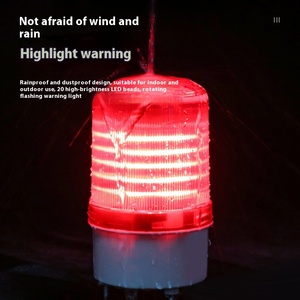 Luces de Advertencia Rotatorias Intermitentes Impermeables con Alarma de <span class=keywords><strong>Sonido</strong></span> y Luz LED N-1101AJ - Product Image 6