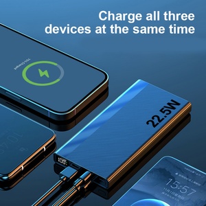 Wholesale <b>Backpack</b> Dual USB Micro USB Fast Charging PD22.5W Power Bank 10000mAh/20000mAh/30000mAh <b>LED</b> Display Portable Outdoor - Product Image 4