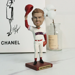 Sáng Tạo Giá Rẻ Vui Bóng Chày Bobble Đầu Đồ Chơi Hình Hot Bán Nhà Máy Nhà Cung Cấp Tùy Chỉnh Nhựa Thể Thao Handmade Châu Âu Trắng 100 Pcs - Product Image 2