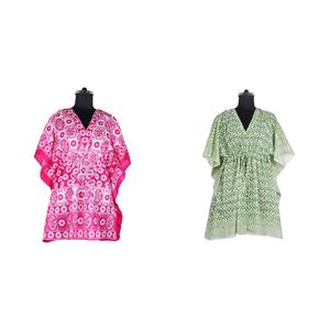 Nuevo vestido musulmán 2025 mujeres islámico corto caftán Dubai bloque de mano vestido estampado asequible africano tradicional Dashiki Kaftan - Product Image 1