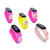 Montre numérique électronique sportive en plastique 2026, tendance LED, bracelet tactile mignon unisexe, vente en gros, best-seller pour étudiants