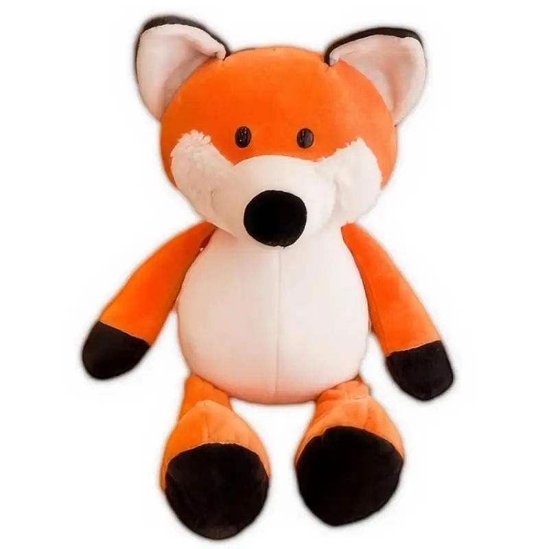 Personalizada 25cm animales lindos zorro juguetes de peluche para niños durmiendo muñeca regalo de Navidad