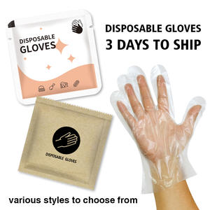 Nouveau Ménage Cuisine Produits Éco Amical Gants En Plastique Jetables Transparents - Product Image 2
