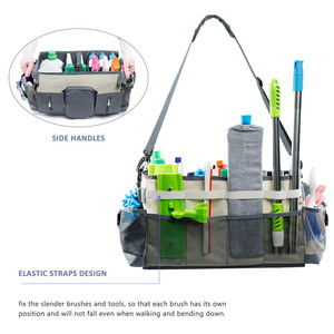 Bolso organizador profesional de limpieza resistente al agua con cremallera Oxford de lujo usable - Product Image 4