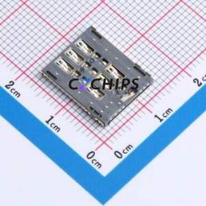 C7803-01 SIM Card Connector SMD Connector ( Card Type: Nano SIM Card )( Body Max Height: 1.38mm )( Operating Temperature: ) - Product Image 2