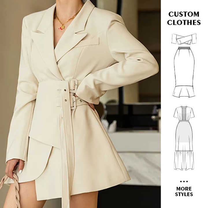 Office Robe Elegant Office Formal Dress - Custom OEM Designs for Women