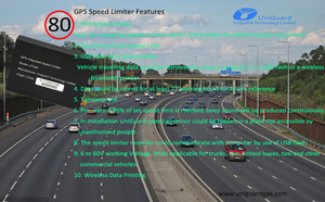 ตัวควบคุมความเร็วอัจฉริยะพร้อมจอแสดงผลความเร็วแบบเรียลไทม์และเสียงเตือนล่วงหน้า ตั้งค่าข้อมูลจำกัดความเร็ว บันทึกข้อมูลได้ 72 ชั่วโมง รวมตำแหน่ง GPS - Product Image 4