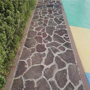 Pavimentatrice irregolare in <span class=keywords><strong>pietra</strong></span> <span class=keywords><strong>lavica</strong></span> rossa per parete e pavimento - Product Image 3