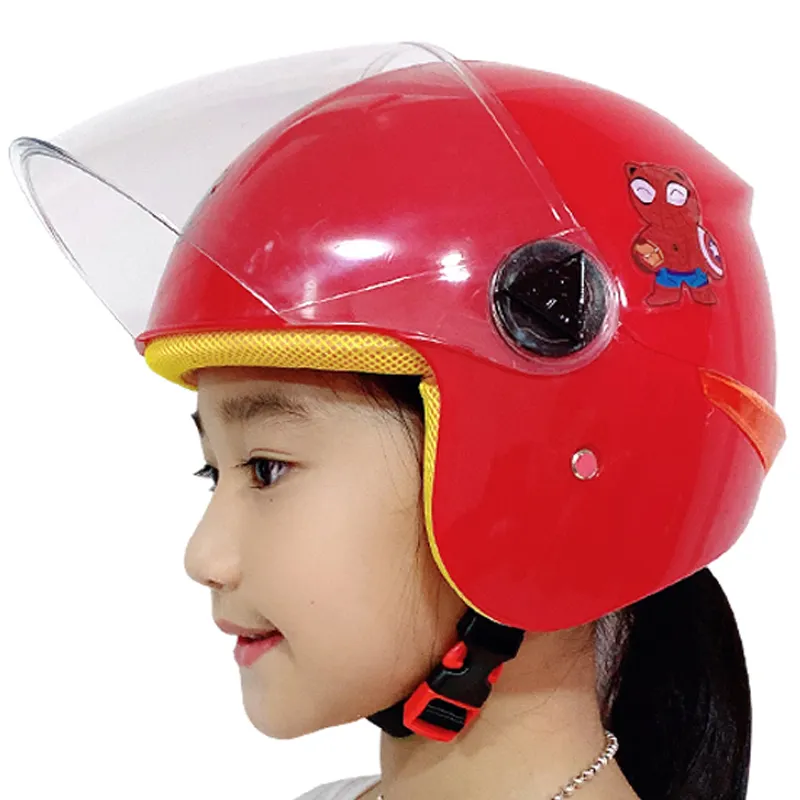Custom Unique Motor Cycle Helmet With Anti-fog Visor Children's Motorbike Cascos Reflective Stripe Helmets Motorcycle For Kids