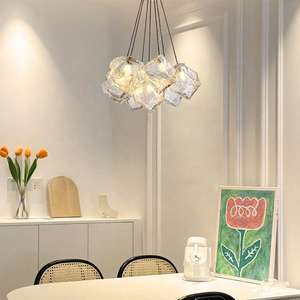 Design personnalisé lustre créatif moderne verre de glace pour salon chambre hôtel - Product Image 5