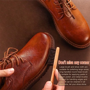 Kit per la Cura delle Scarpe <span class=keywords><strong>di</strong></span> Alta Qualità, 7 Pezzi, Kit Portatile da Viaggio per la Pulizia delle Scarpe con Custodia in Pelle PU, Regalo <span class=keywords><strong>di</strong></span> Compleanno Straordinario per gli Amanti delle Scarpe - Product Image 6