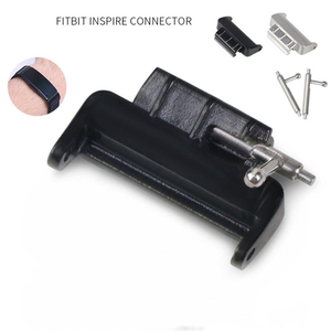 Conector adaptador de acero inoxidable de repuesto para correa de <span class=keywords><strong>reloj</strong></span> de 10mm para <span class=keywords><strong>Fitbit</strong></span> <span class=keywords><strong>Inspire</strong></span>/<span class=keywords><strong>Inspire</strong></span> 2 - Product Image 1