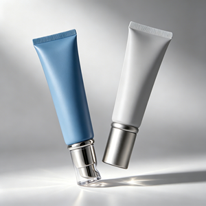 <span class=keywords><strong>Tubo</strong></span> Cosmetico Portatile Leggero da Viaggio 10ml 15ml 30ml in Alluminio e Plastica con Pompa a Pressione, Vuoto e Ricaricabile per Crema Contorno Occhi - Product Image 2