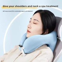 사무실 낮잠 필수품 다기능 솔리드 패턴 나일론 소재 맞춤형 수면 베개 학생 여행 점심시간용