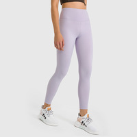Nouveau pantalon de yoga et de fitness taille haute, court, ajusté, respirant, extensible, à motif écossais, 1 pièce, couleur pêche pour femme