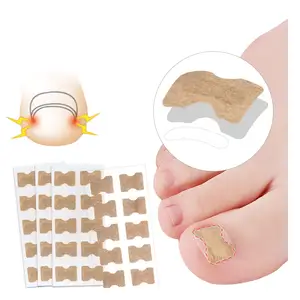10 Pieces glue free Ingrown Toenail Corrector Strips Professional Toenail Correction Patches for flat nails and paronychia