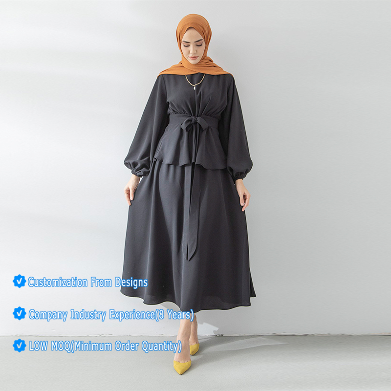 Verified Supplier Black Dress With Peplum Washable & Durable Material |  Alibaba.com