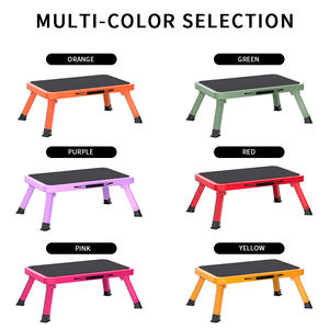 Plateforme de travail pliable en acier, échelle escamotable, échafaudage portable, plateforme de travail mobile réglable pour camping-car, camion, lavage de voiture, camping - Product Image 4