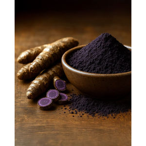 Poudre de curcuma noir déshydratée, pure, naturellement produite, en vrac, poudre de curcuma noir déshydratée à vendre - Product Image 1
