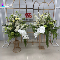 LEDA Fournitures de mariage artisanales, Boule de fleurs artificielles en soie, Composition de verdure, Bouquet de roses mélangées, Décoration de scène