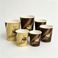 Gobelet en papier jetable écologique à paroi simple / à double paroi avec revêtement PE, personnalisable (logo, couleur, taille) pour café chaud – Meilleures ventes
