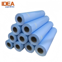 Papel Diazo Azul para Ingeniería, Precio de Fábrica IDEA, Papel para Planos, Rollo de Papel para Plotter, 80gsm, Papel Blanco para Plotter