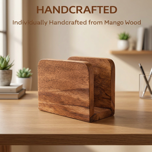 Premium Handmade Wooden Tissue Box Cover Solid Wood Tissue Holder Rustic Napkin <b>Dispenser</b> Home Hotel Office Restaurant Supply - Product Image 1