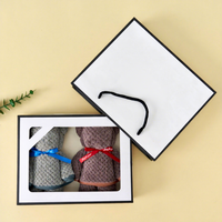 Ensemble de serviettes de bain avec logo personnalisé, design de votre marque, boîte cadeau vide