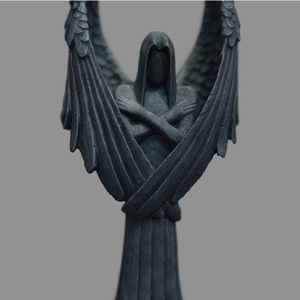 Angelo scuro statua per l'europa e gli stati uniti in resina artigianato per la casa ornamento Desktop bellissimo angelo scultura - Product Image 5