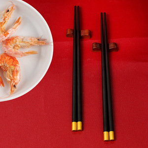 Baguettes chinoises tendance en alliage, antidérapantes, idéales pour la maison, la restauration, de grande valeur, populaires dans les restaurants et les hôtels - Product Image 3