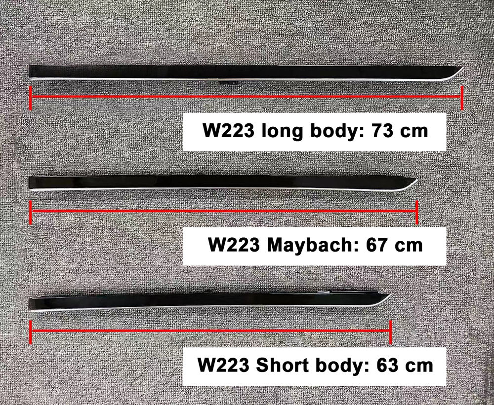 Medir la puerta trasera para confirmar la versión del coche.