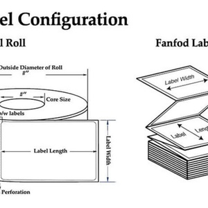 Free Sample 4x6 Inch Waterproof Adhesive <b>Paper</b> Thermal Shipping Labels A6 <b>Roll</b> with Strong Adhesive - Product Image 2