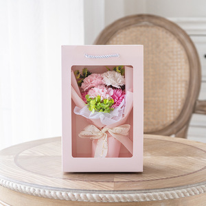 <strong>Unique</strong> <strong>Gift</strong> <strong>for</strong> <strong>Her</strong> Never Withered Roses Soap Flower Bouquet 2 Balloons With Light Free <strong>Gift</strong> Box - Product Image 5