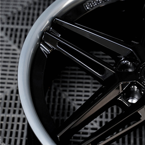 Nuevas llantas forjadas ligeras de alta resistencia estilo <span class=keywords><strong>Ferrada</strong></span> CM, negro brillante con borde pulido, para M3 Mercedes AMG, OEM disponible. - Product Image 1